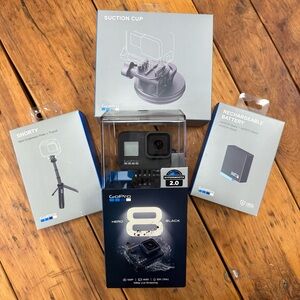 GoPro HERO 8 Black with Accessories, all brand new in box